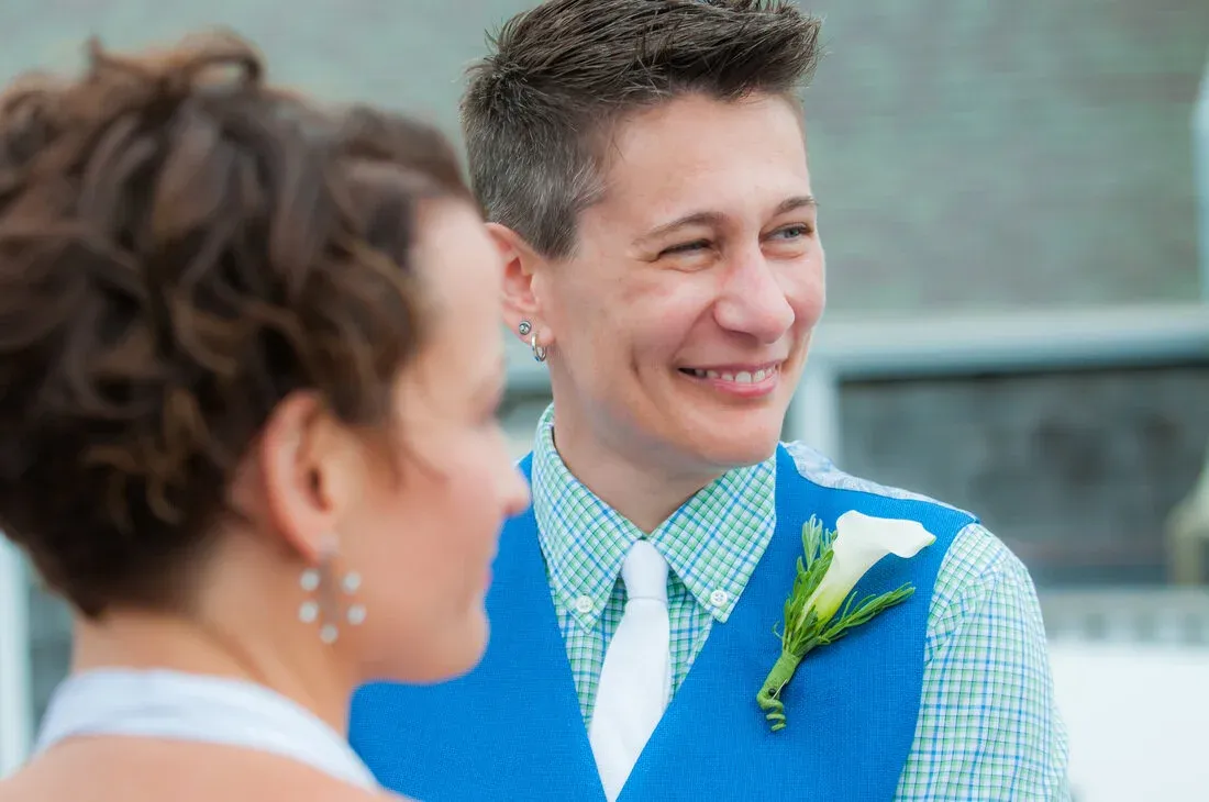 Provincetown wedding moment
