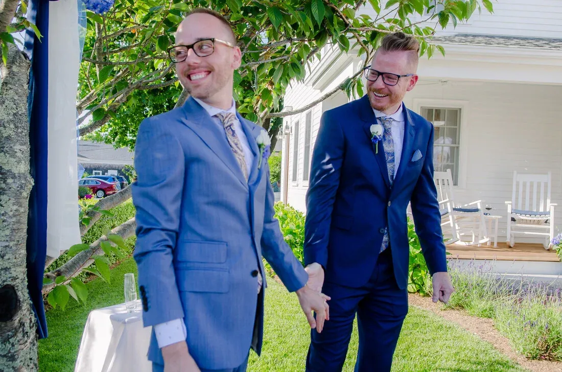 Provincetown wedding moment